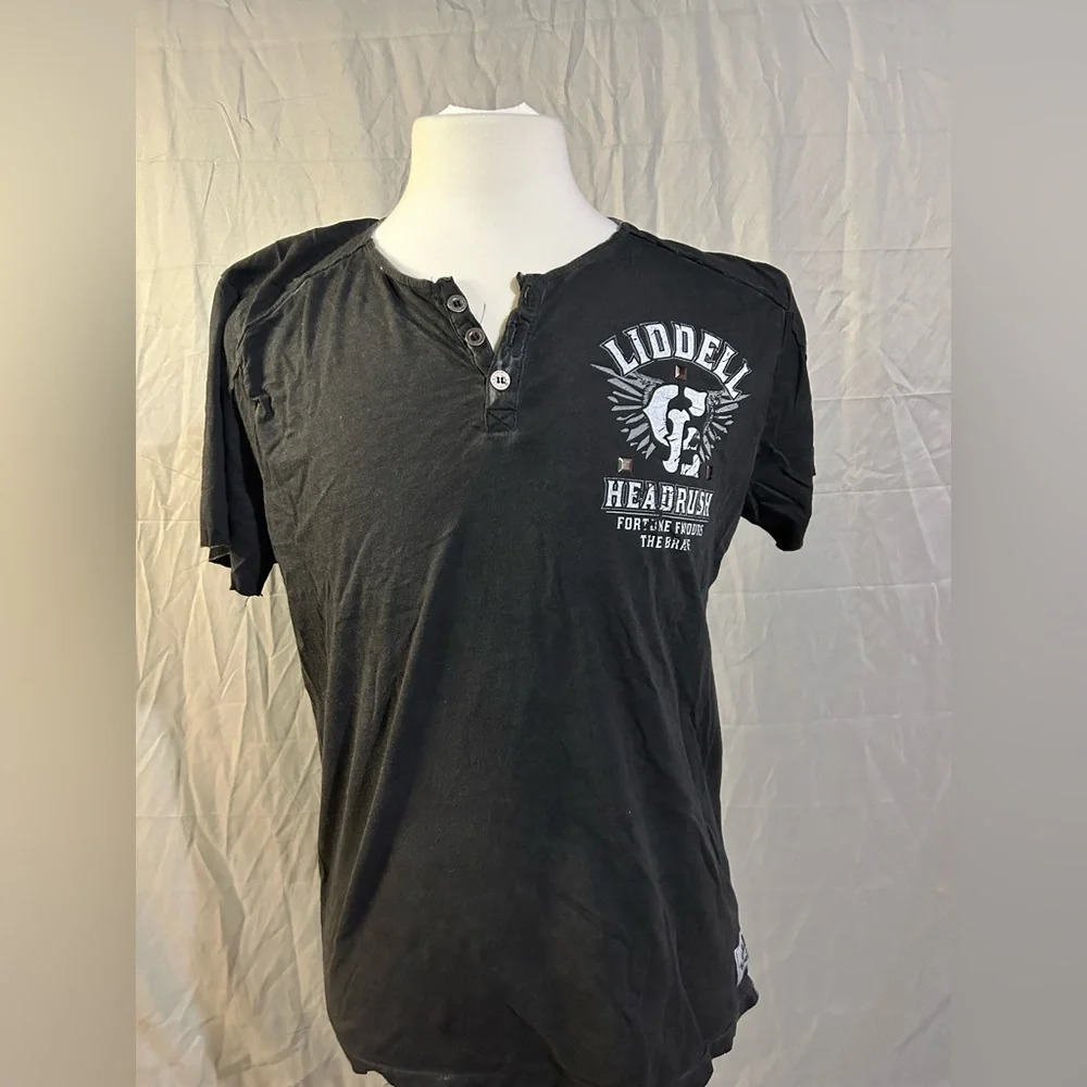 HeadRush Chuck Liddell Onyx T Shirt Black Chosen Few Collection size M